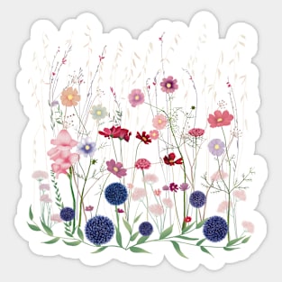 Wild flowers Sticker